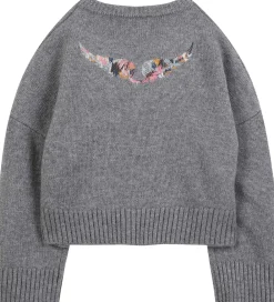 Cardigan - Mirka - Uld/Polyamid - Gråmeleret|Zadig & Voltaire Outlet