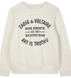 Sweatshirt - Simba - New Beige m. Print|Zadig & Voltaire New